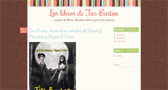 Desktop Screenshot of libros.timburton.es
